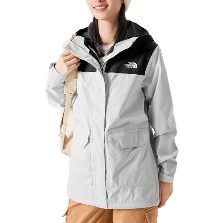 (WMNS) THE NORTH FACE Rain Zip-in Jacket 'Teal' NF0A88RS-9B8 - 5