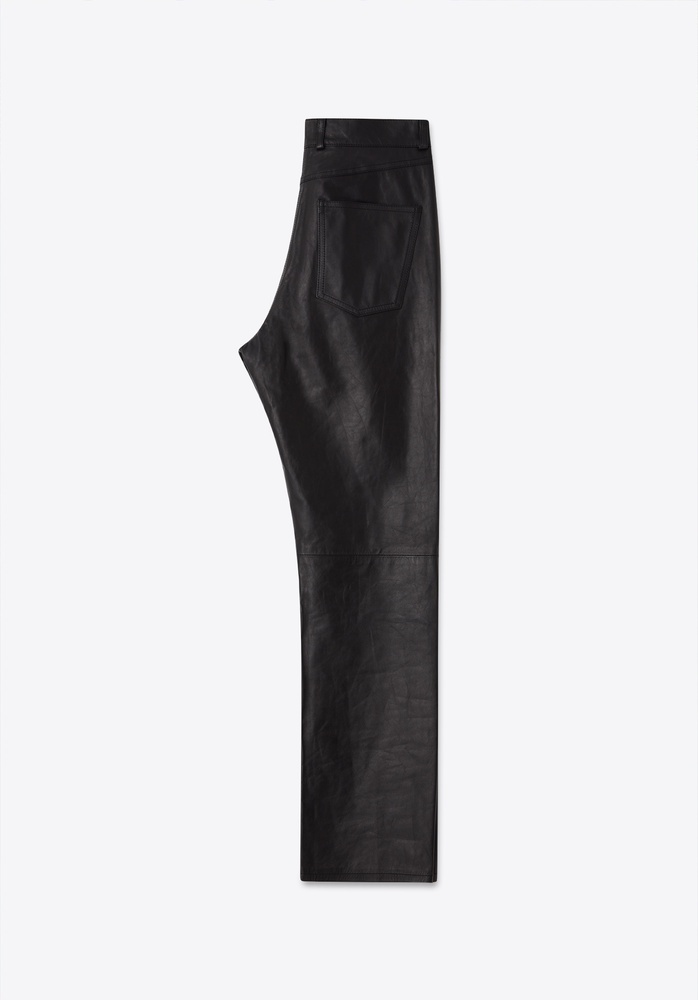 LEATHER PANT 55 BLACK - 3