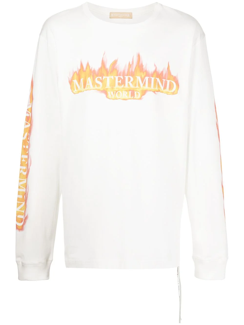 logo-print long-sleeve T-shirt - 1