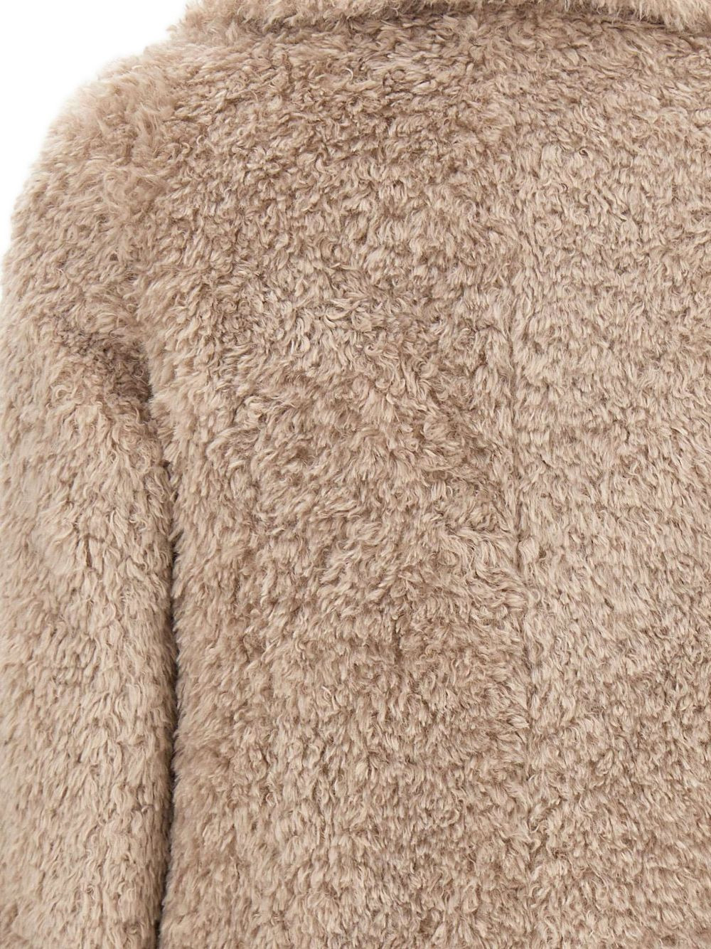 buttoned faux-fur coat - 5