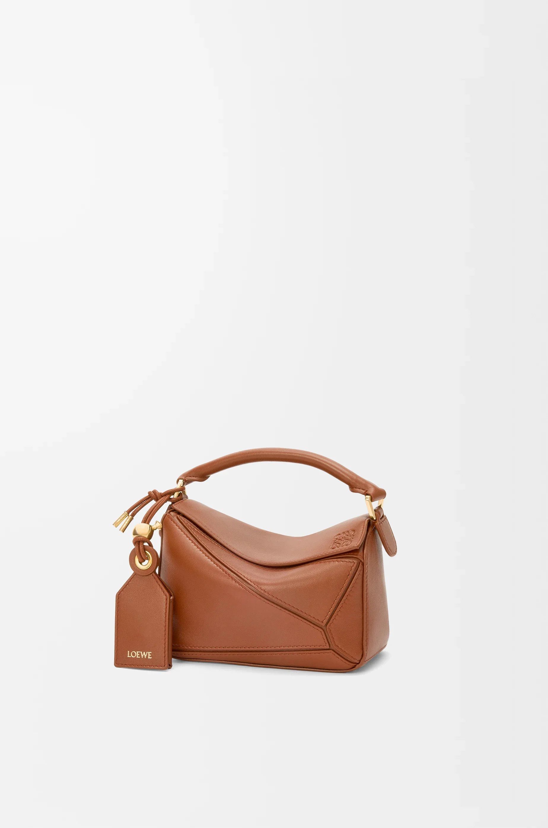 Mini Featherlight Puzzle bag in nappa lambskin - 1
