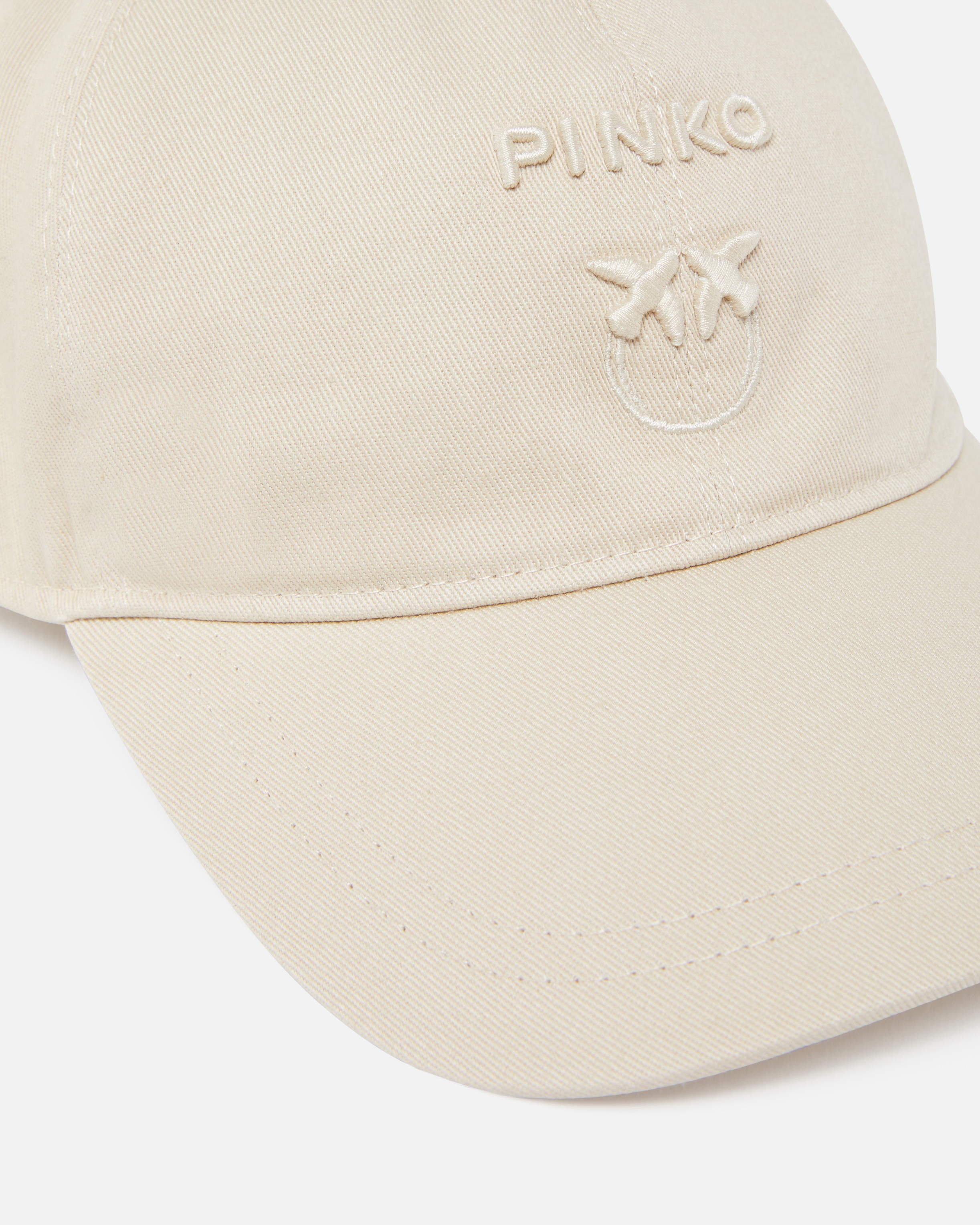 コート PINKO FW25 CAPPERI CABAN SIMILMONTONE (105473 A2QCC00) PINKO CAP WITH LOGO EMBROIDERY | REVERSIBLE