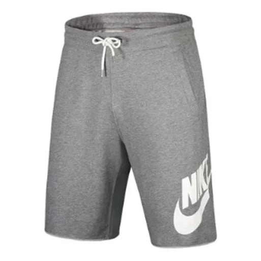 Nike Large Printing Loose Knit Shorts Gray 836278-091 - 1
