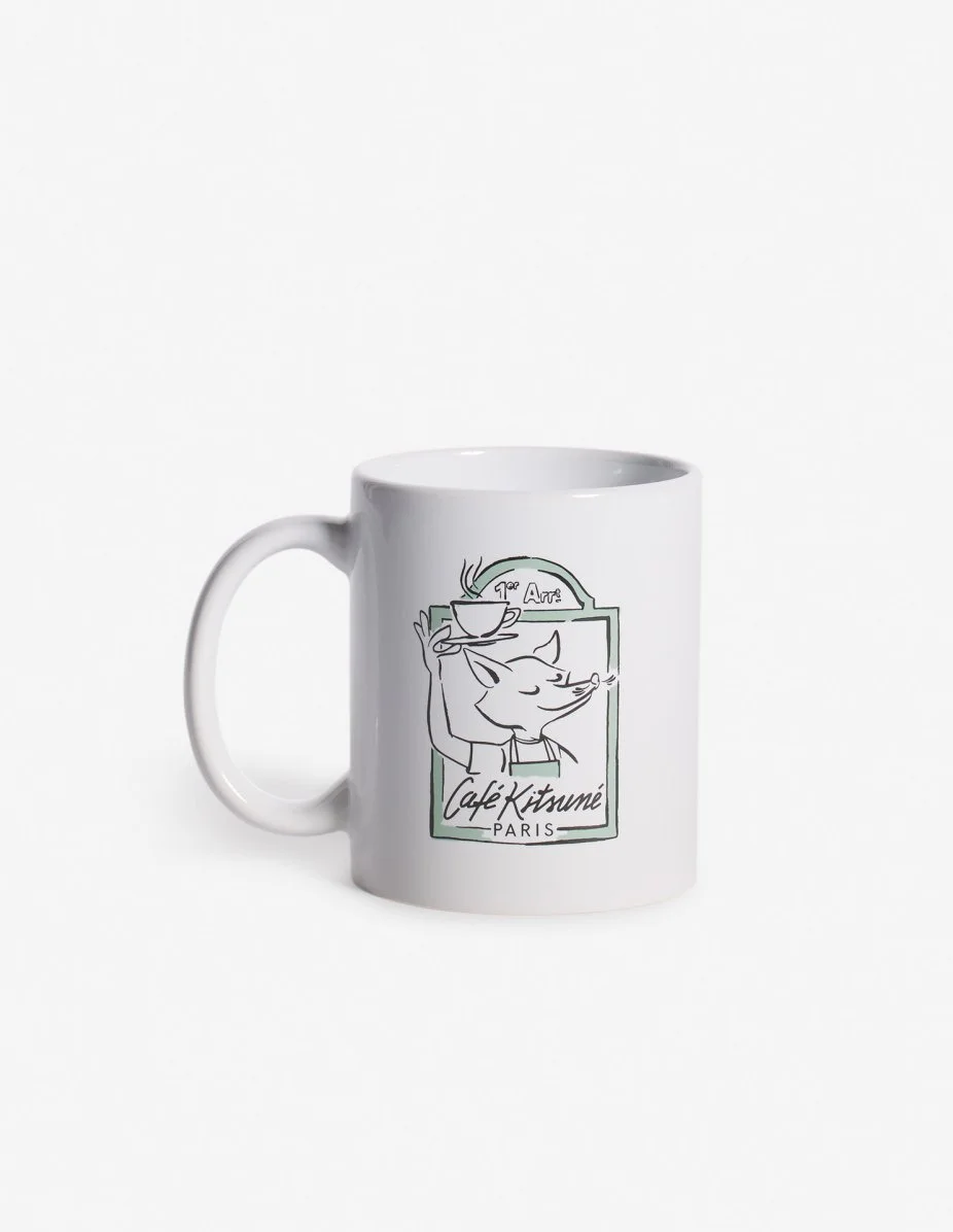 CAFE KITSUNE STREET FOX MUG - 1