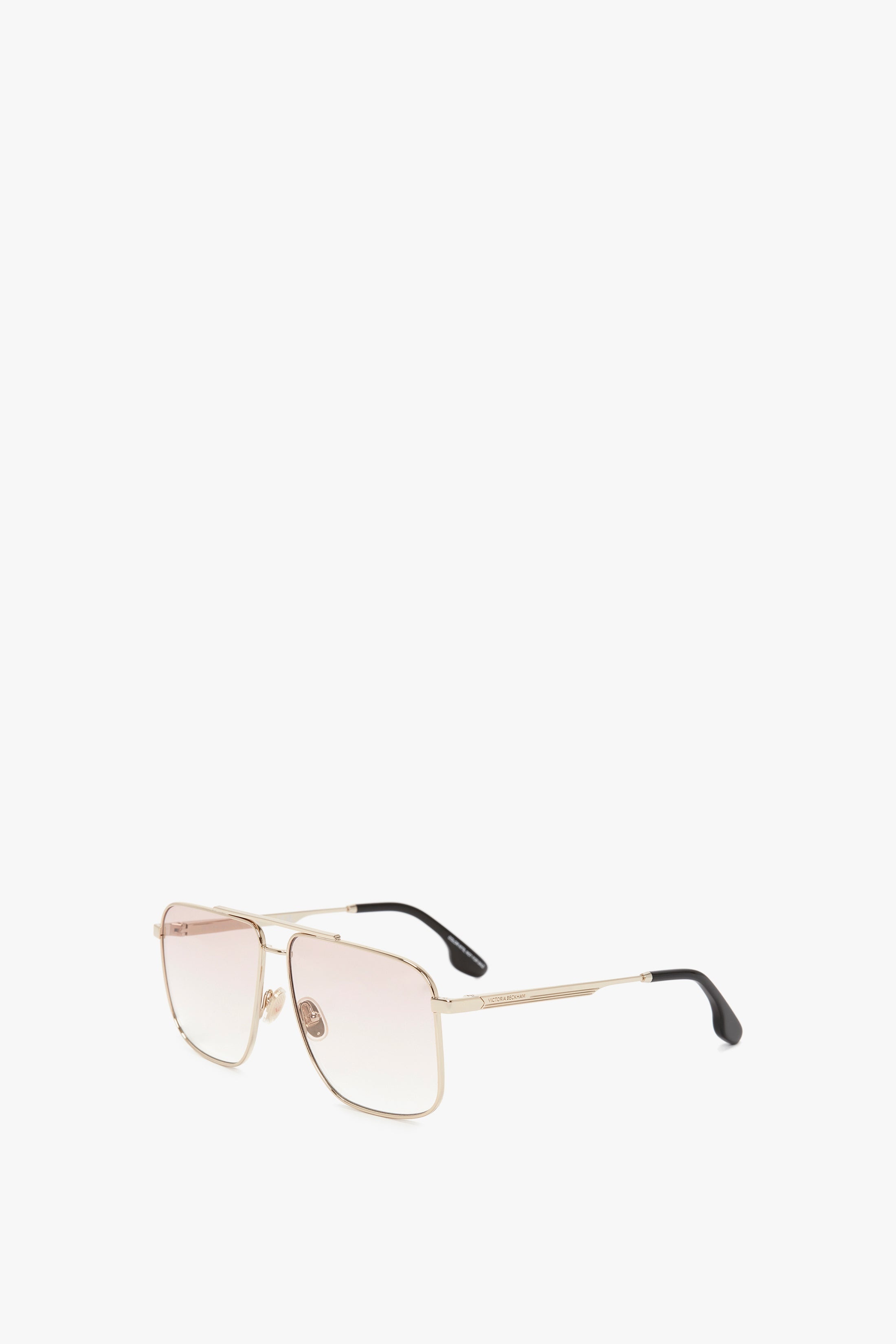 Double Bridge V-Line Navigator In Gold-Blush - 2