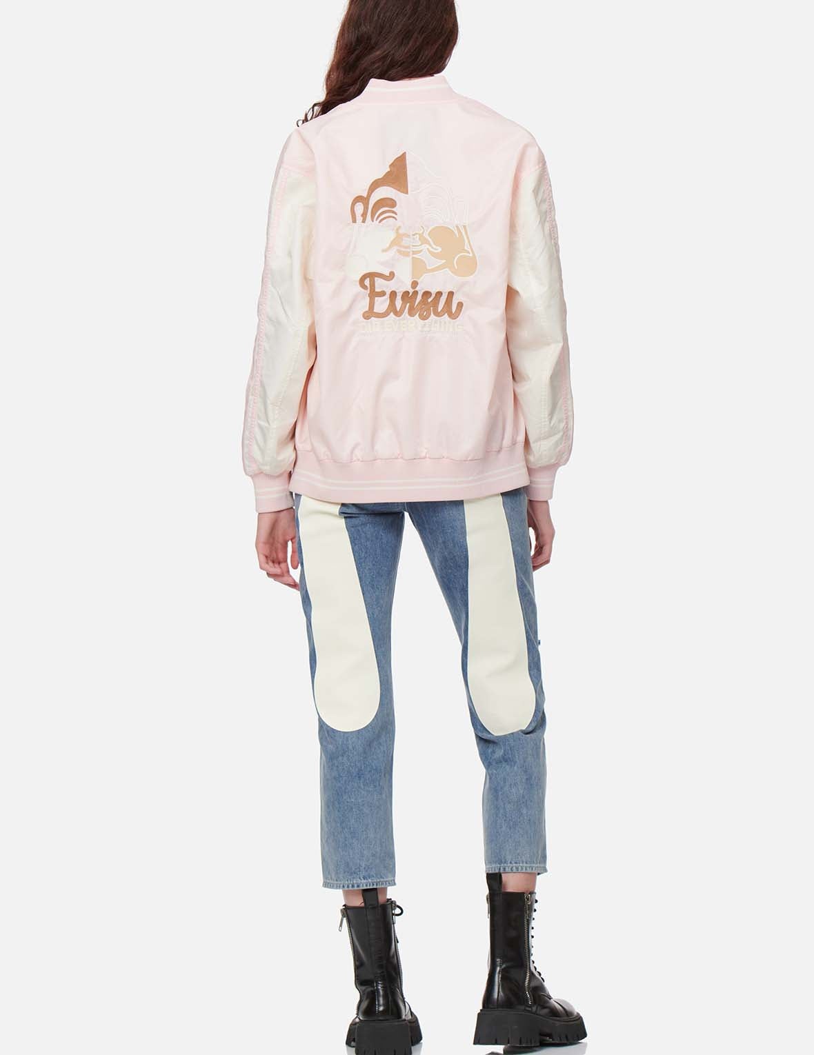 Deconstructed Godhead Embroidery Bomber Jacket - 5