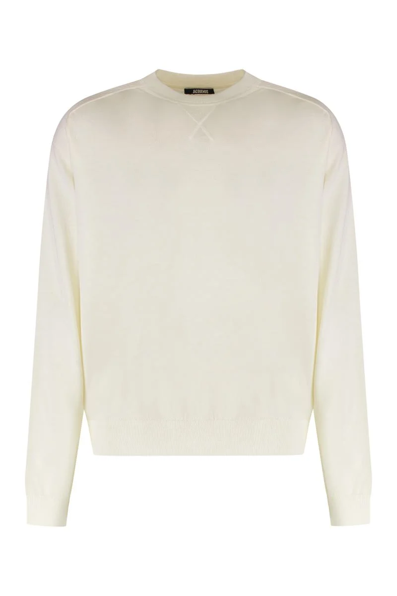 Jacquemus Sweater With Round Neck Made Of Merino Wool - 1
