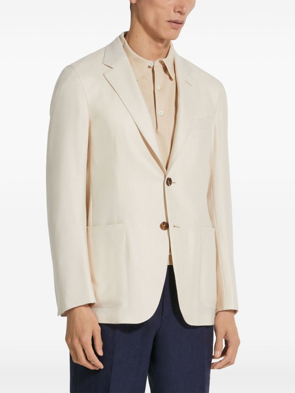 single-breasted blazer - 3