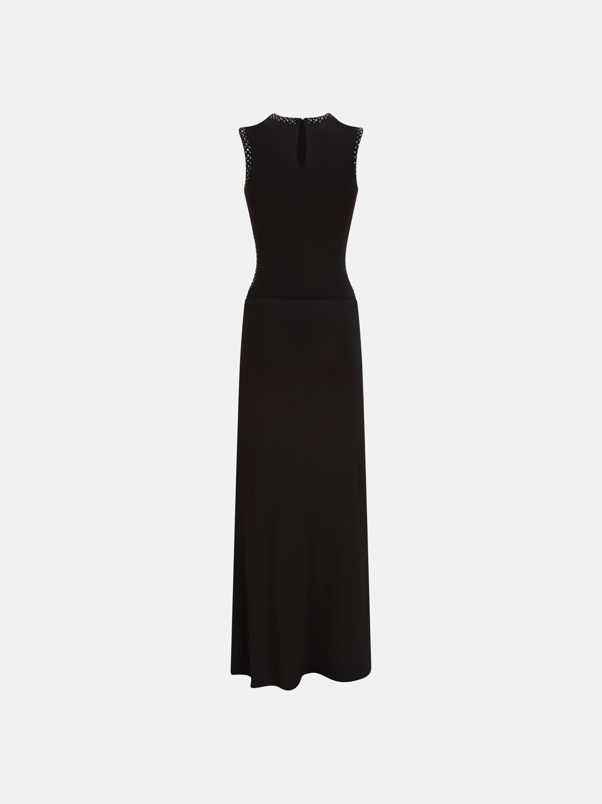 BLACK MIDI DRESS - 2