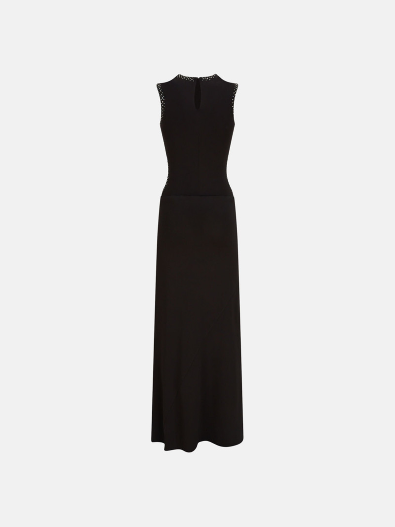 THE ATTICO BLACK MIDI DRESS outlook