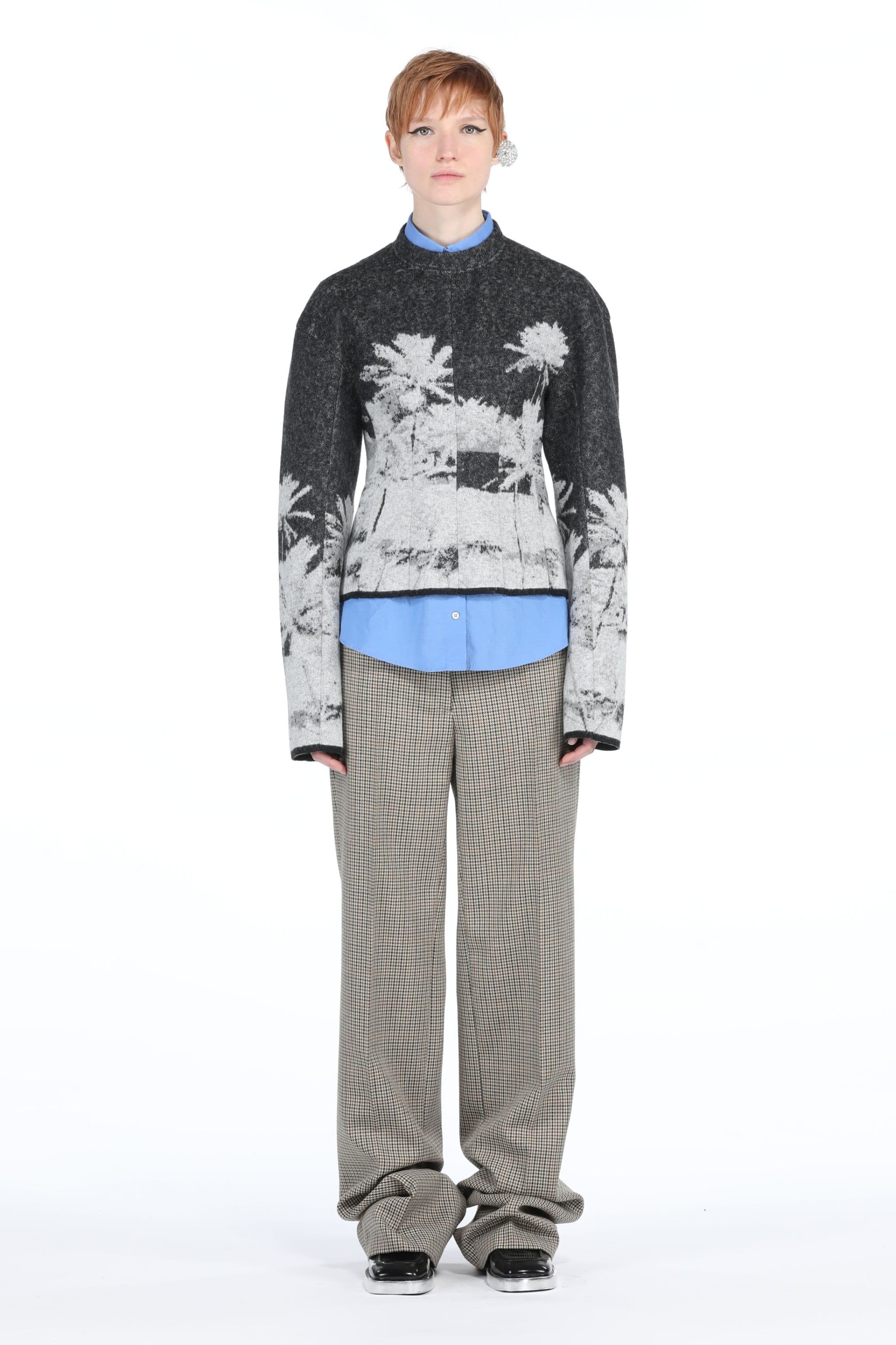 PALM TREE-JACQUARD SWEATER - 4