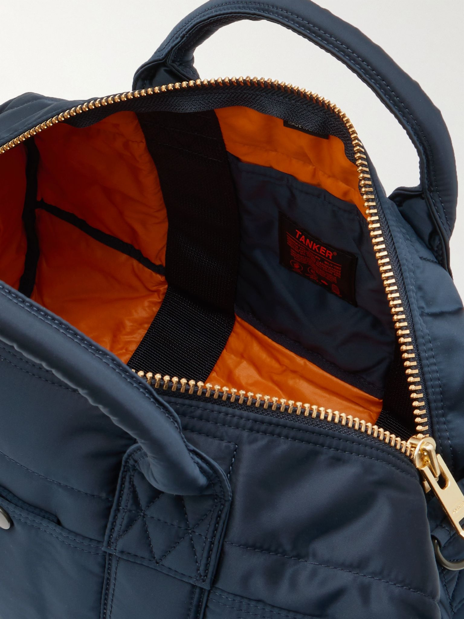 Tanker Drum Nylon-Twill Weekend Bag Blue - 5