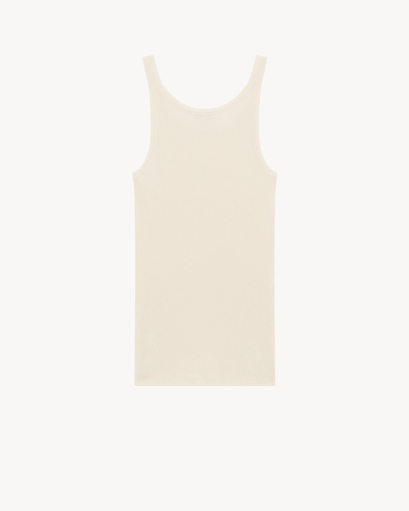 SAINT LAURENT cassandre tank top outlook