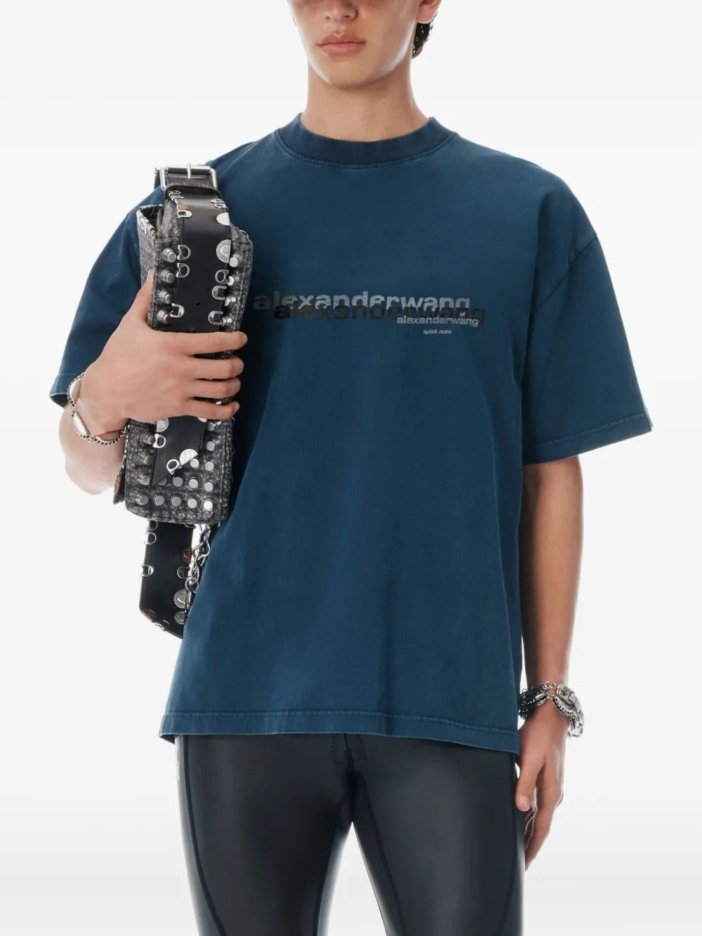 ALEXANDER WANG - Unisex Short Sleeve T-Shirt - 4