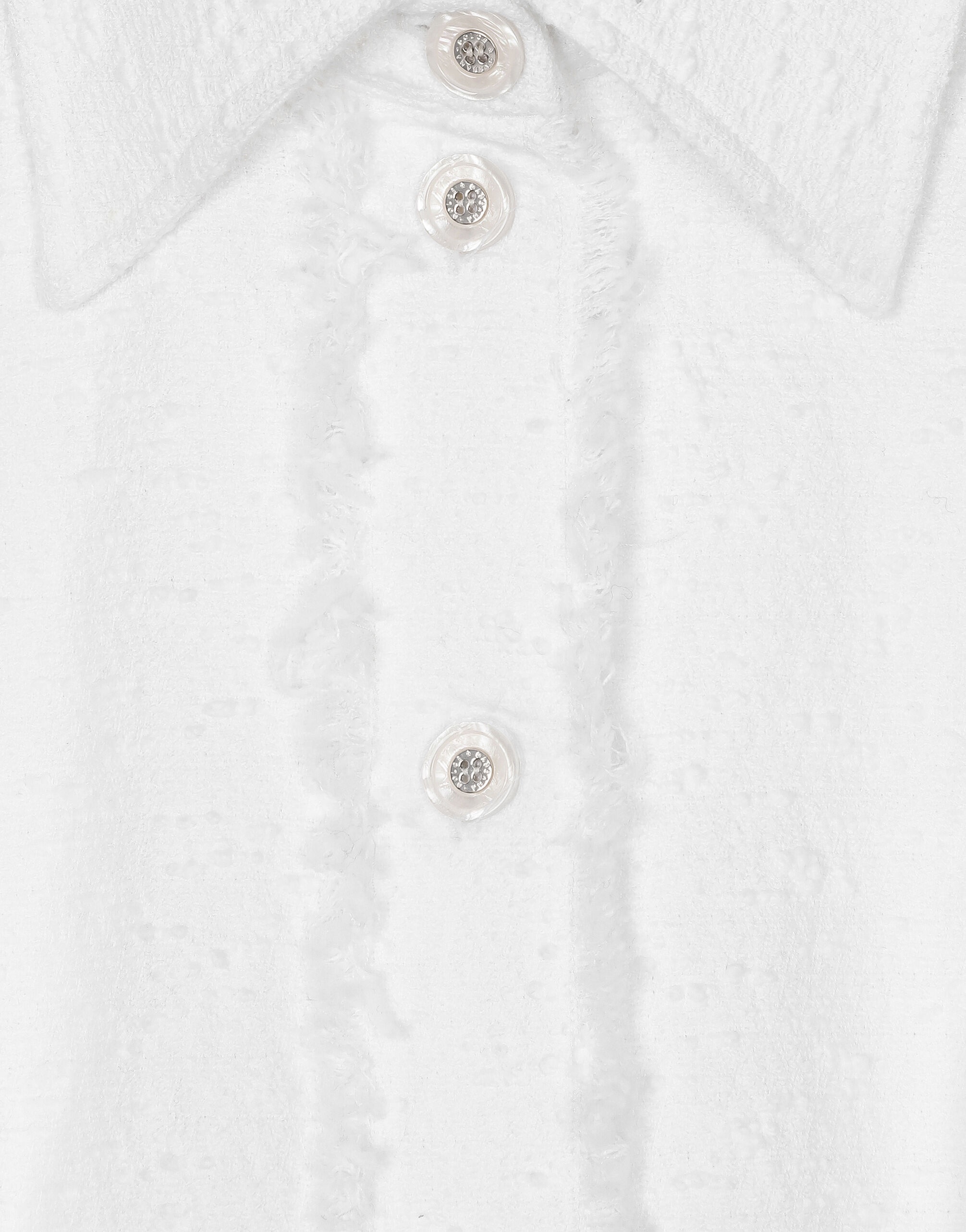 Cotton raschel tweed calf-length dress - 6