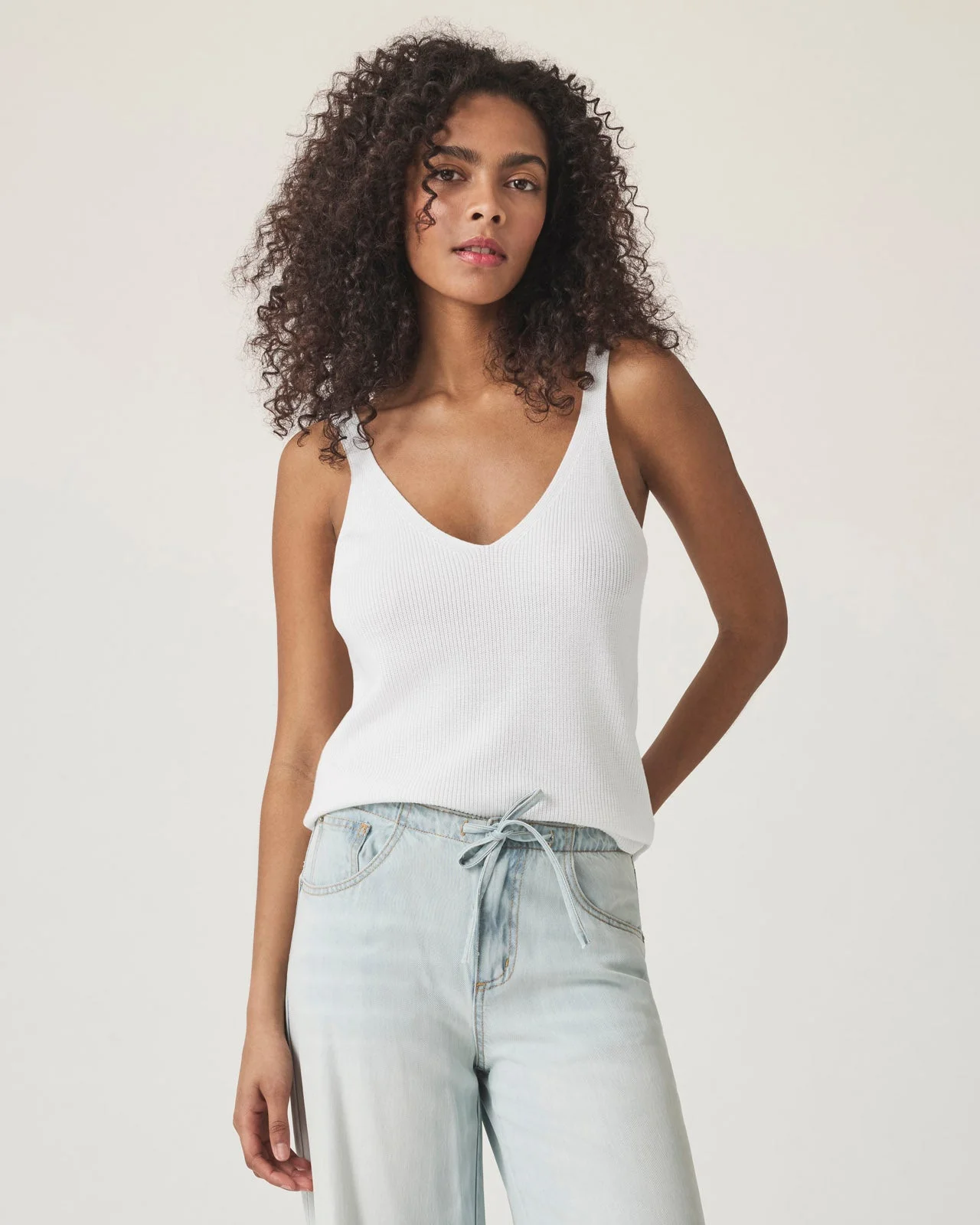 Octavia Sweater Tank - 1