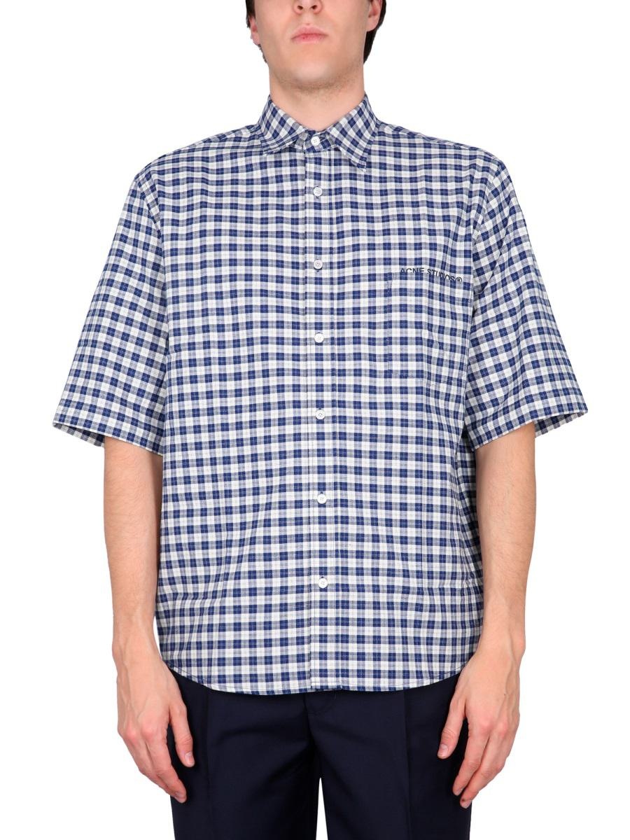 Acne Studios Shirt With Logo Embroidery - 1