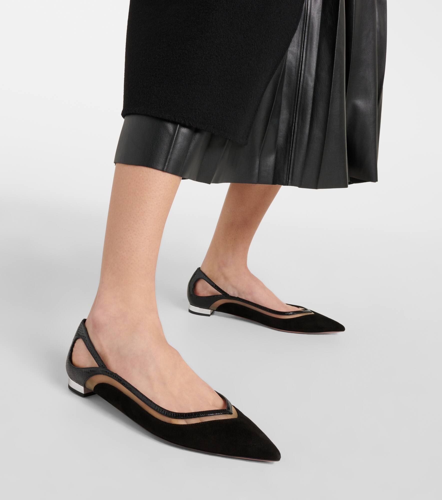 Cinemax suede ballet flats - 4