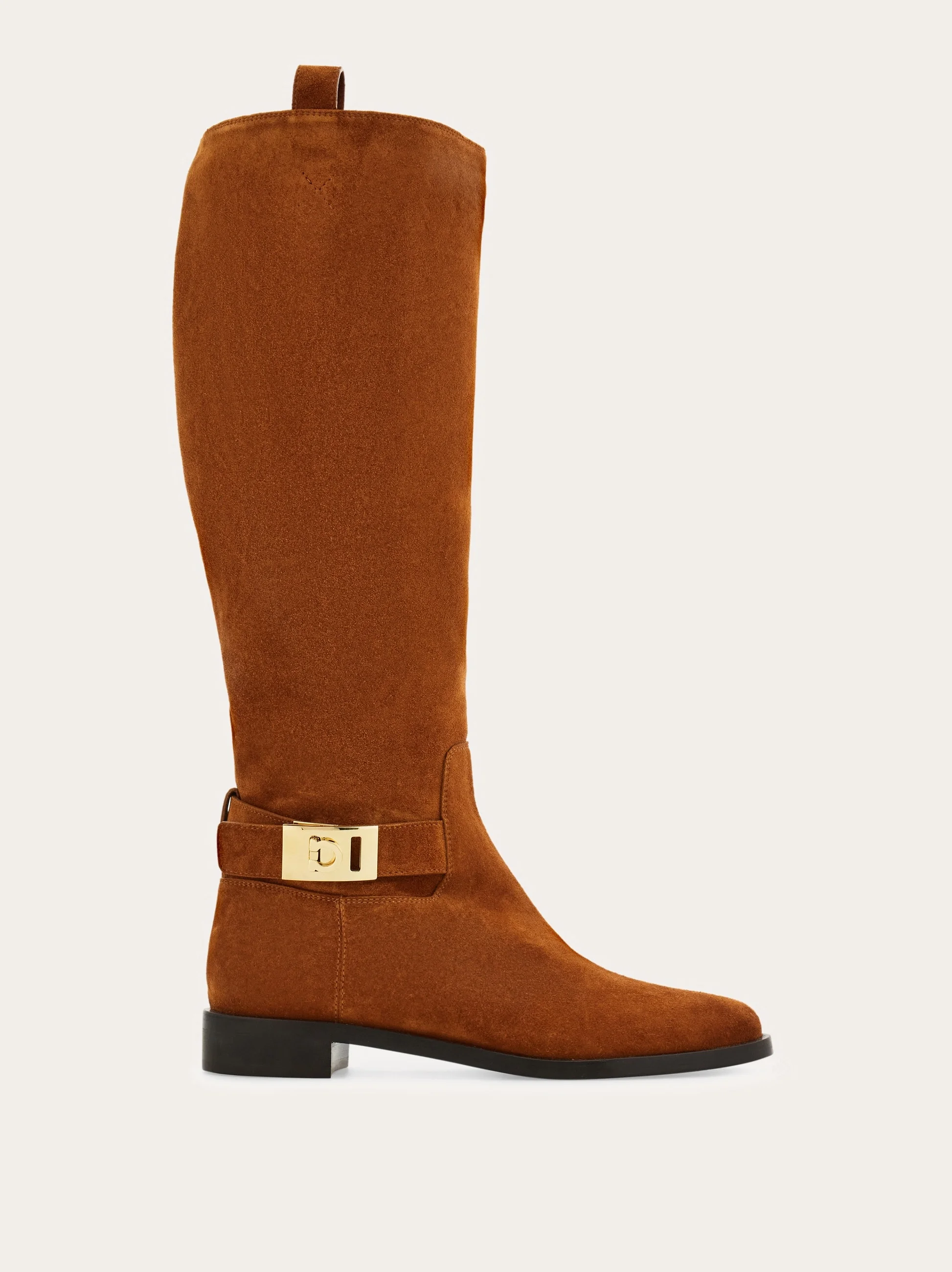 Knee high boot with Hug buckle detail - 1