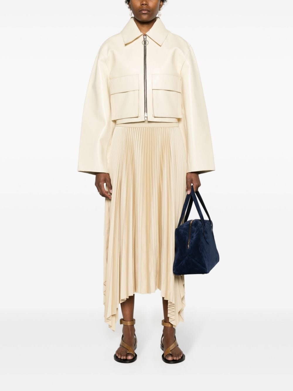 Ade pleated midi skirt - 2