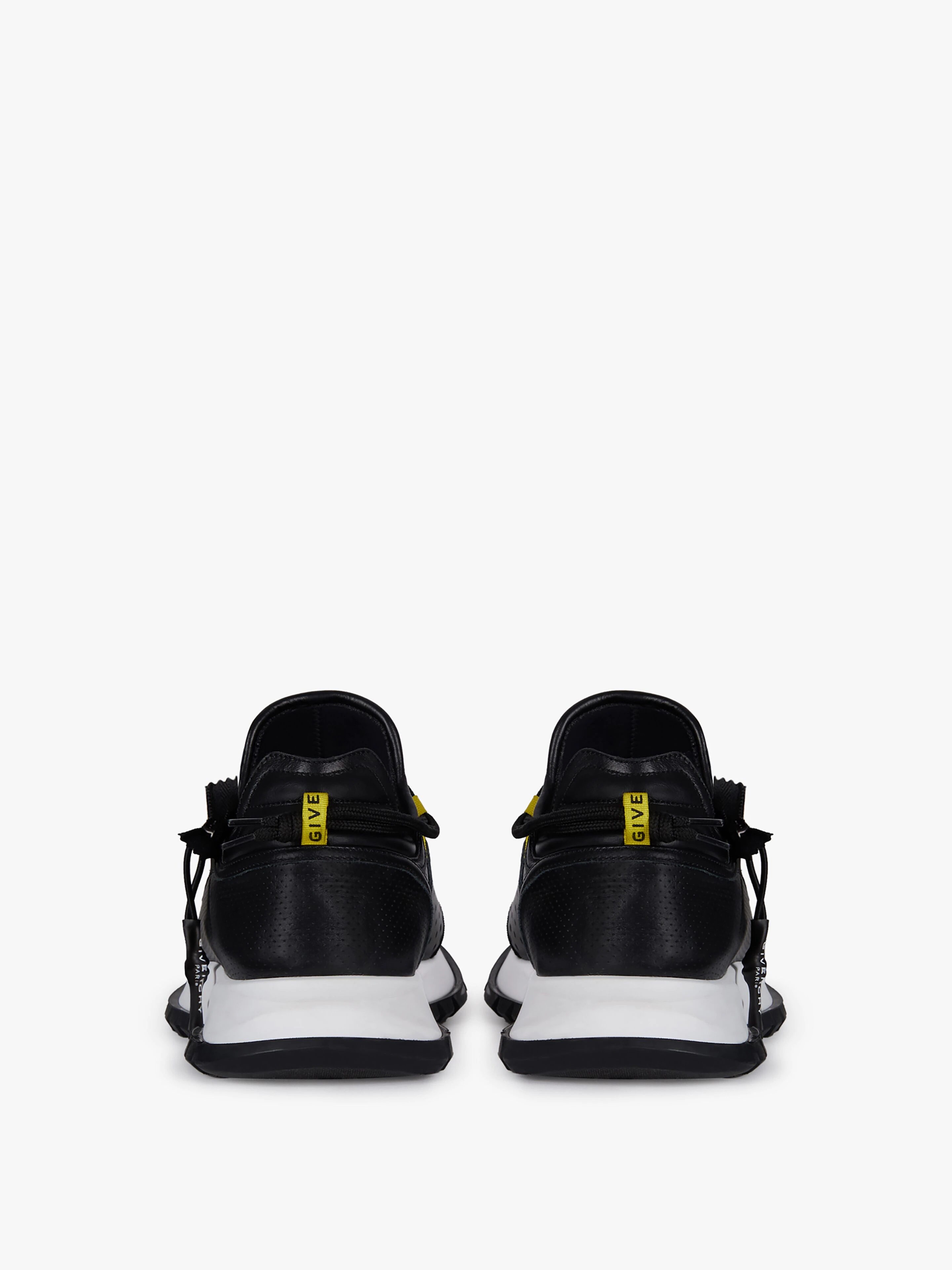 SPECTRE LOW RUNNERS SNEAKERS IN PERFORATED LEATHER WITH ZIP - 5