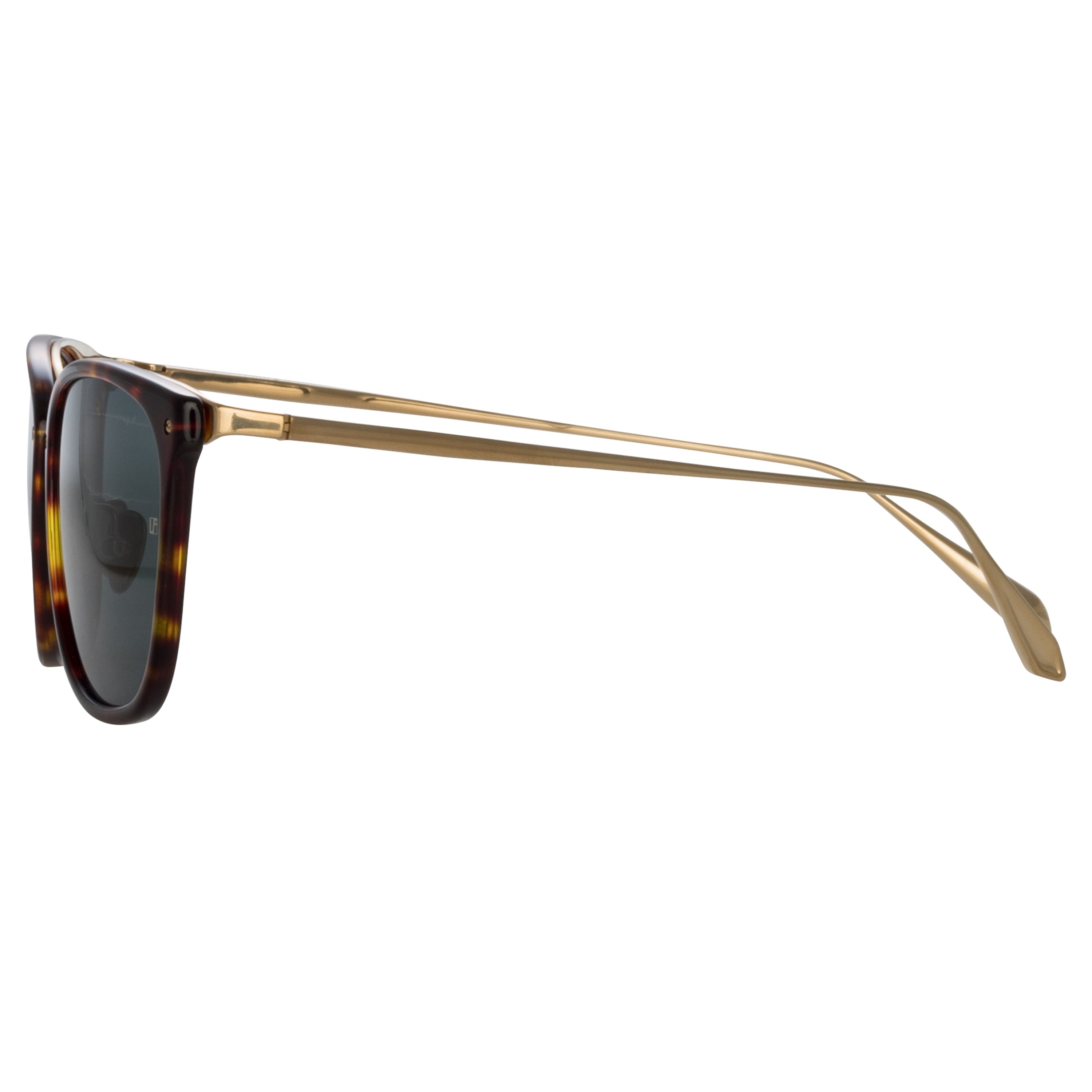 CASSIN D-FRAME SUNGLASSES IN TORTOISESHELL - 3