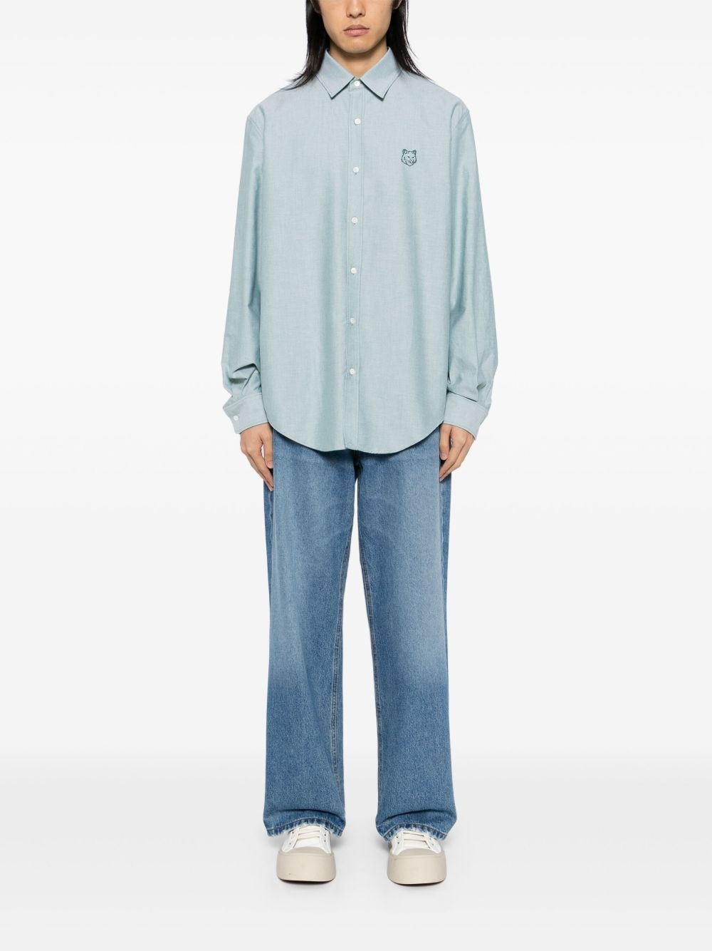 contour fox head skate shirt - 2