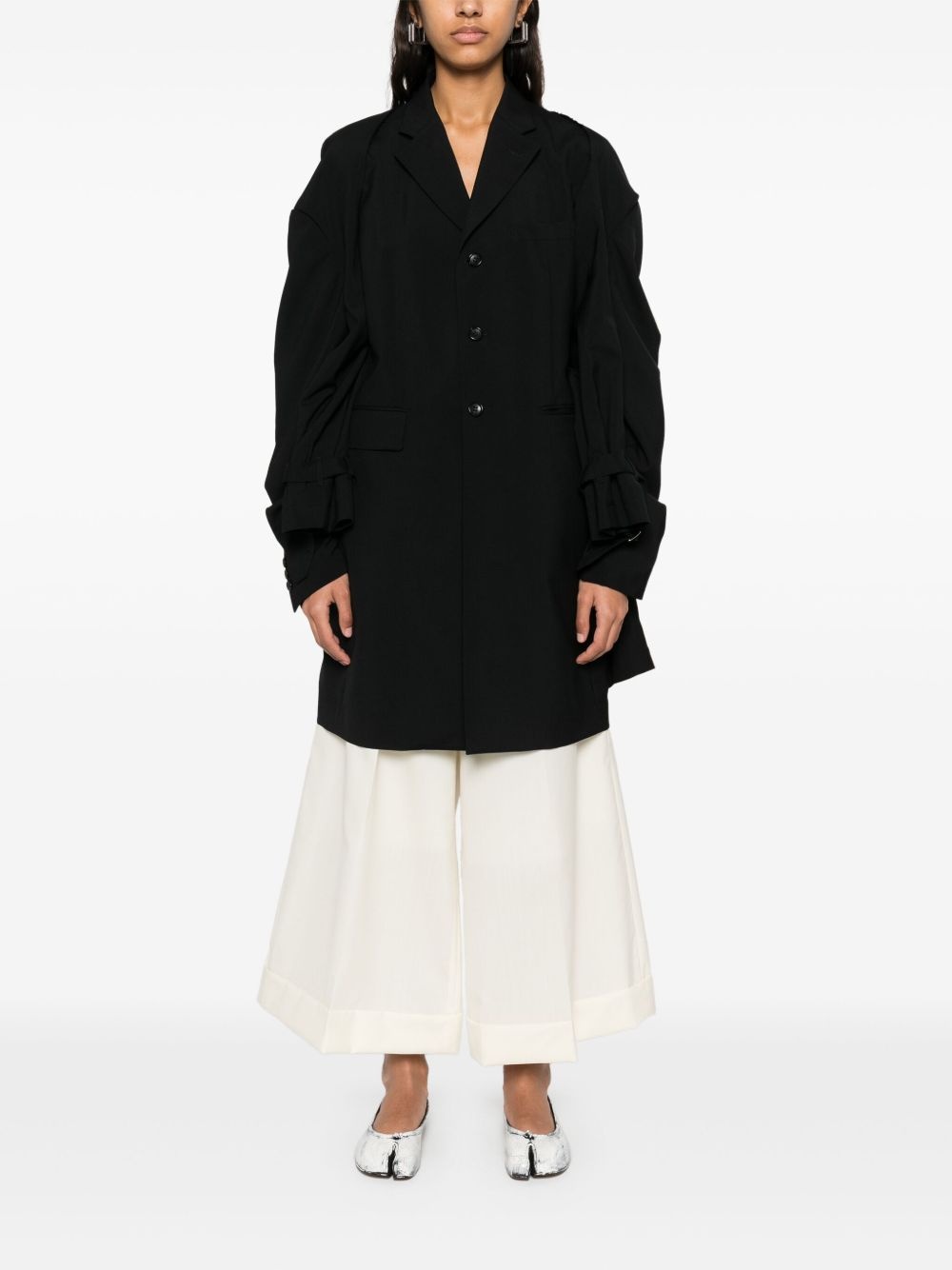 detachable-sleeves coat - 2