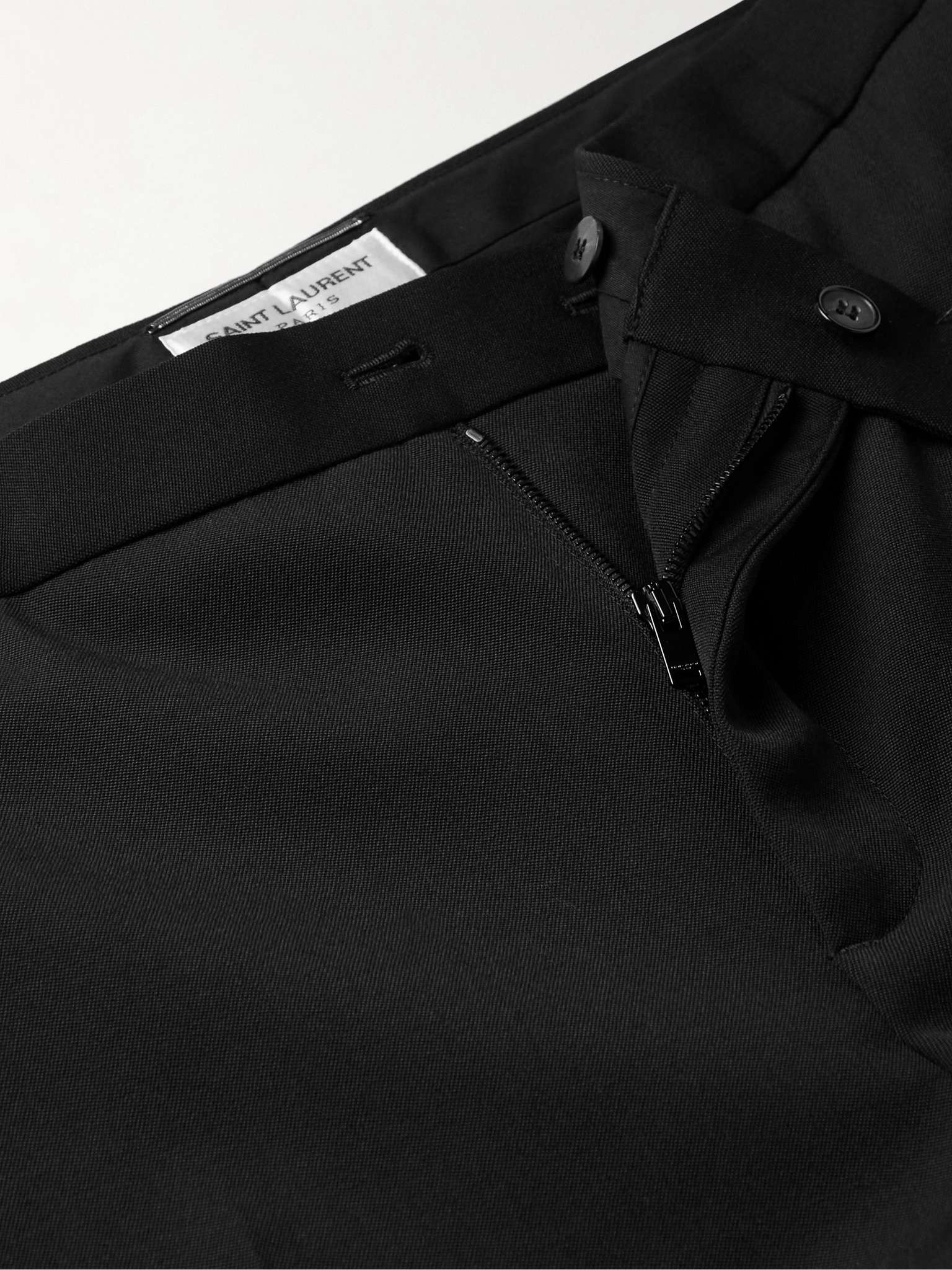 Slim-Fit Virgin Wool Grain de Poudre Trousers - 3