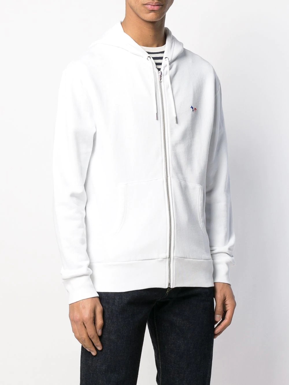 fox zip up hoodie - 3