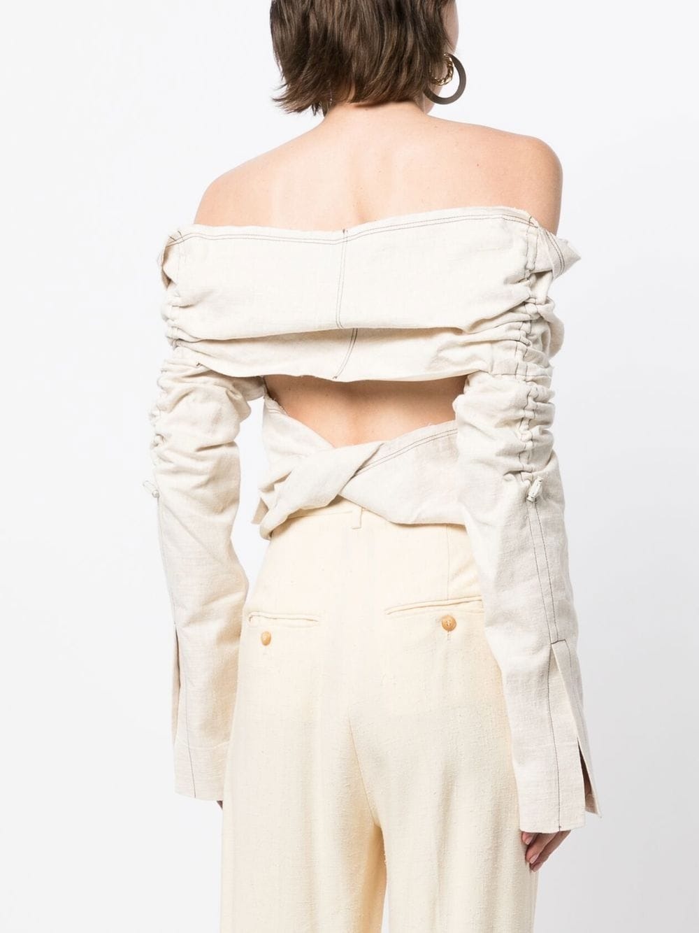 Camargue scrunched blouse - 4