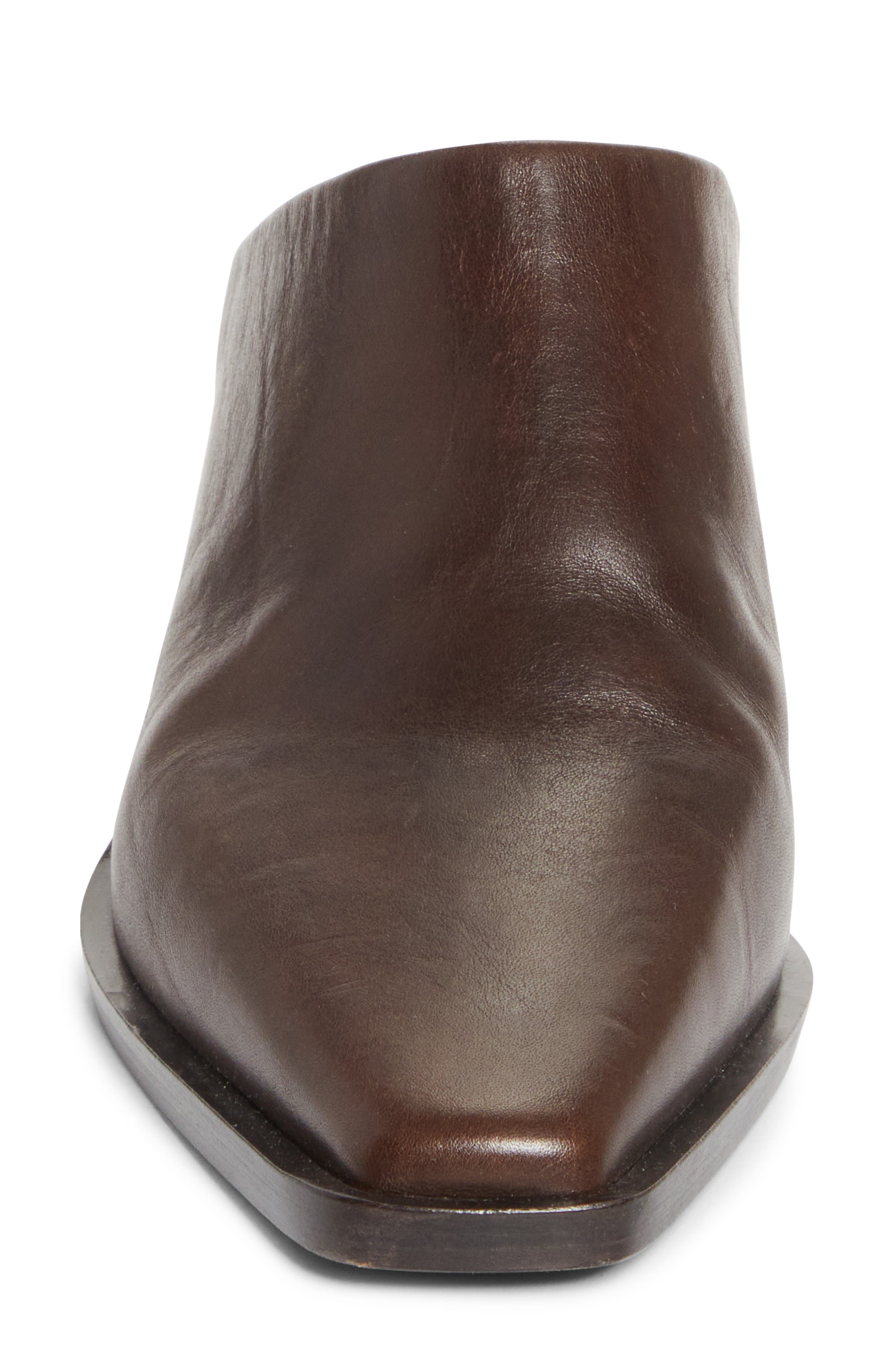 Brunello Cucinelli Square Toe Mule in C9122 Cacao at Nordstrom - 4