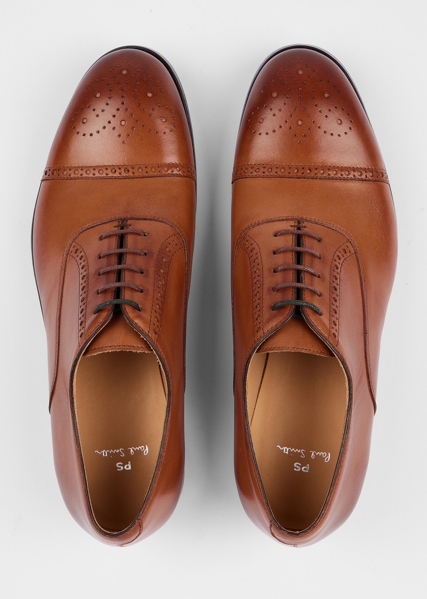 Tan Leather 'Maltby' Shoes - 5