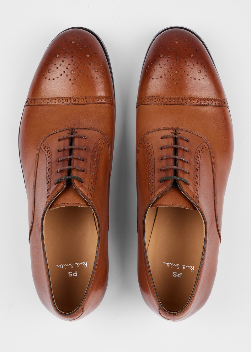 Tan Leather 'Maltby' Shoes 5