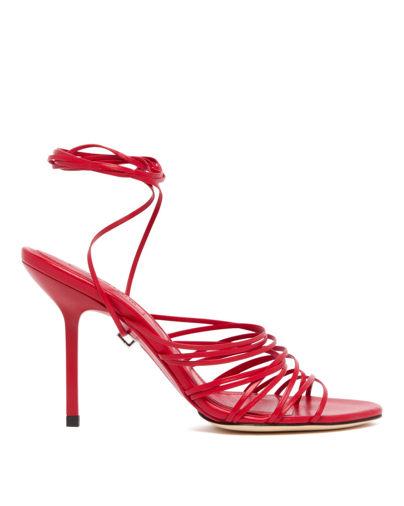 Red Woven Sandals 1