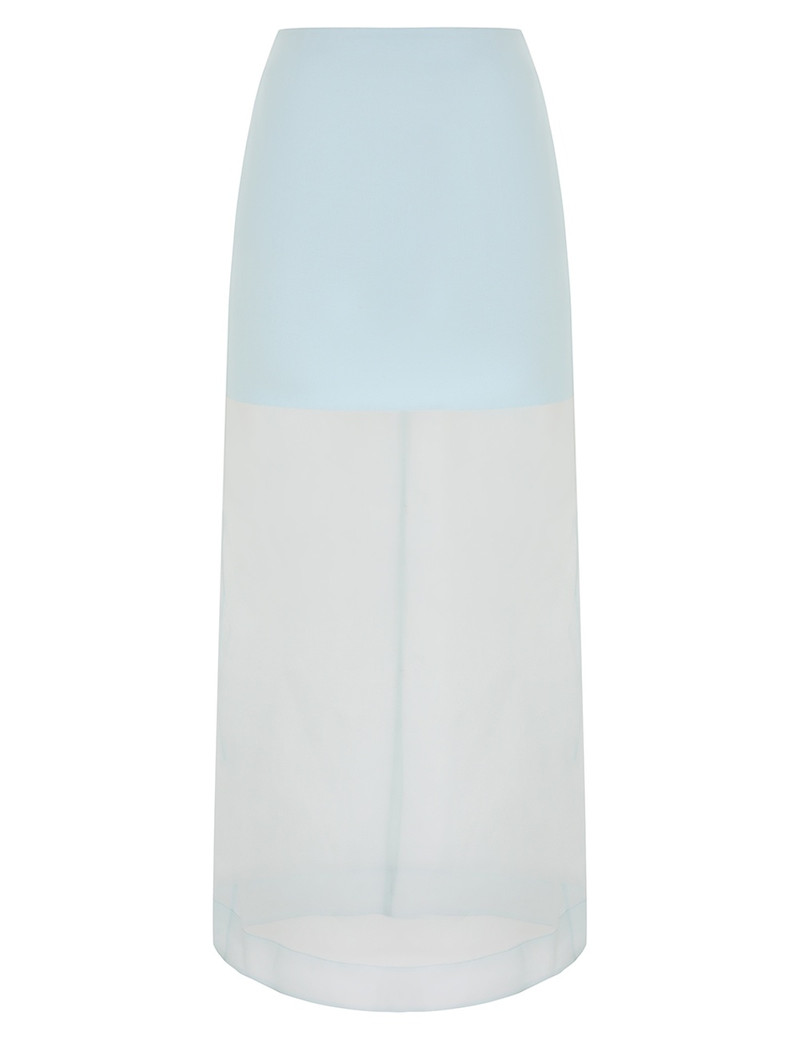 CRUSH LAYERED PENCIL SKIRT - 1