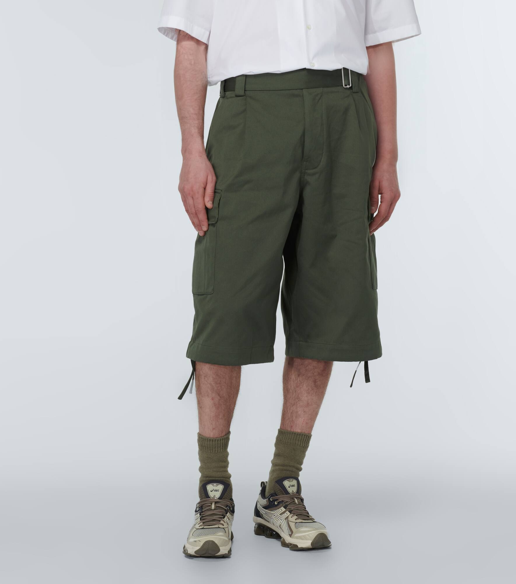 Cotton cargo shorts - 3
