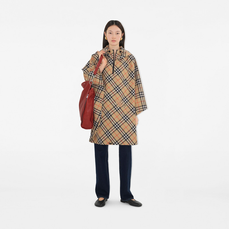 Burberry Packaway Check Twill Cape outlook