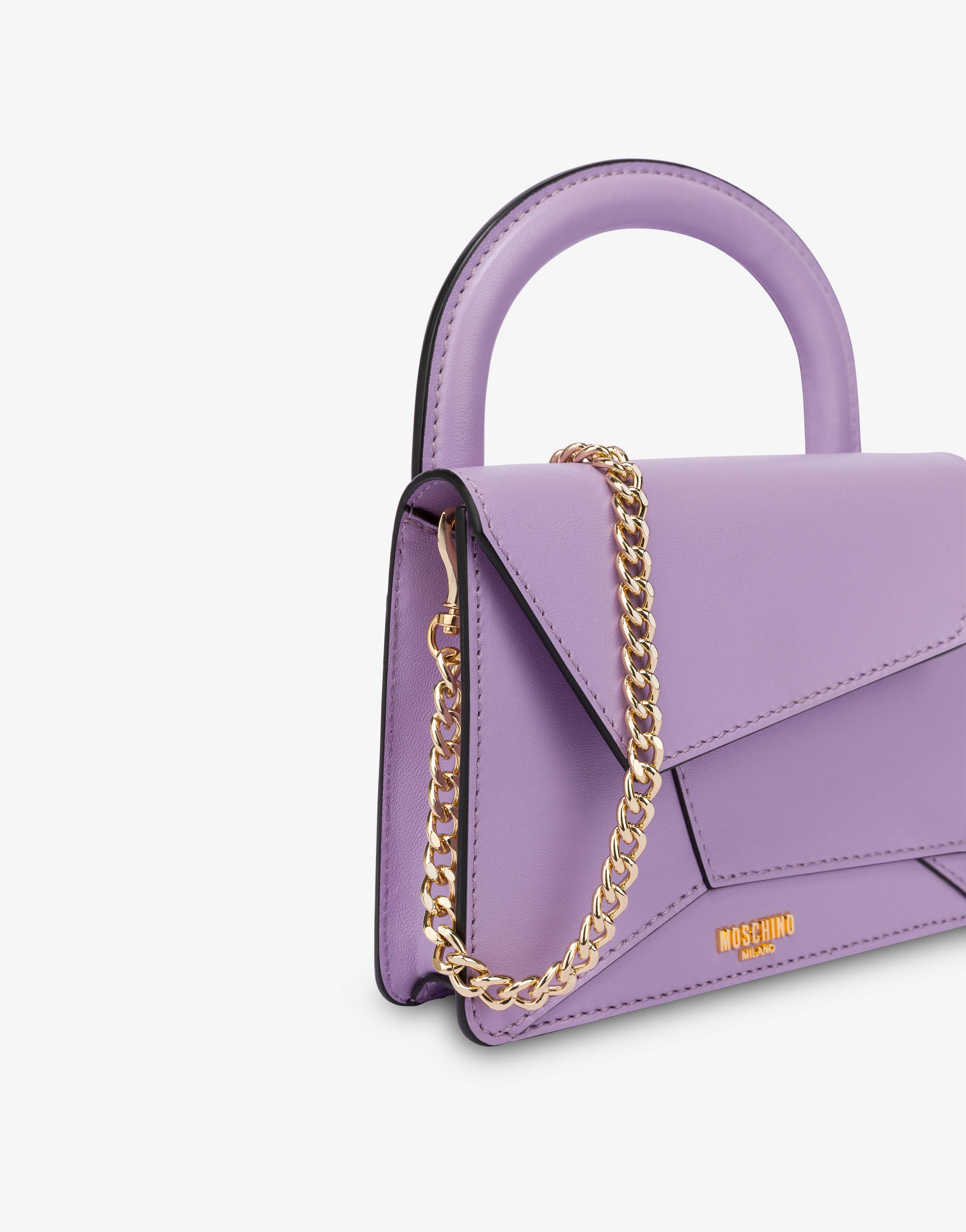 ASYMMETRICAL NAPPA LEATHER MINI BAG - 4