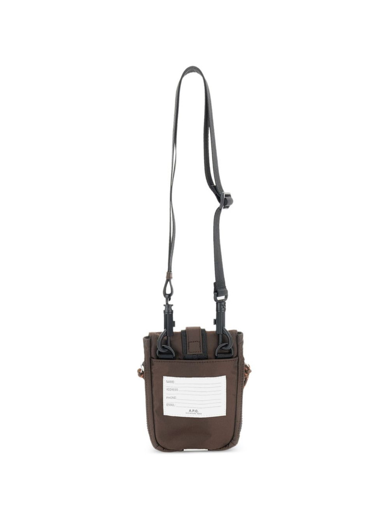 A.P.C. flap climbing rope messenger bag outlook