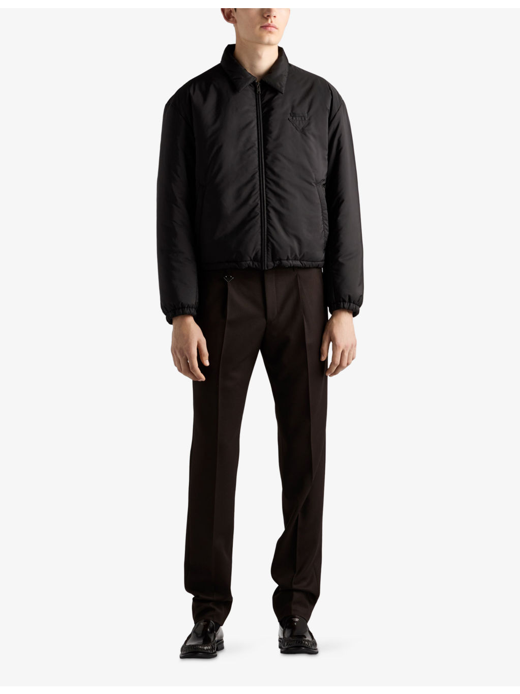 Re-Nylon Triangle-Logo Woven Jacket - 2