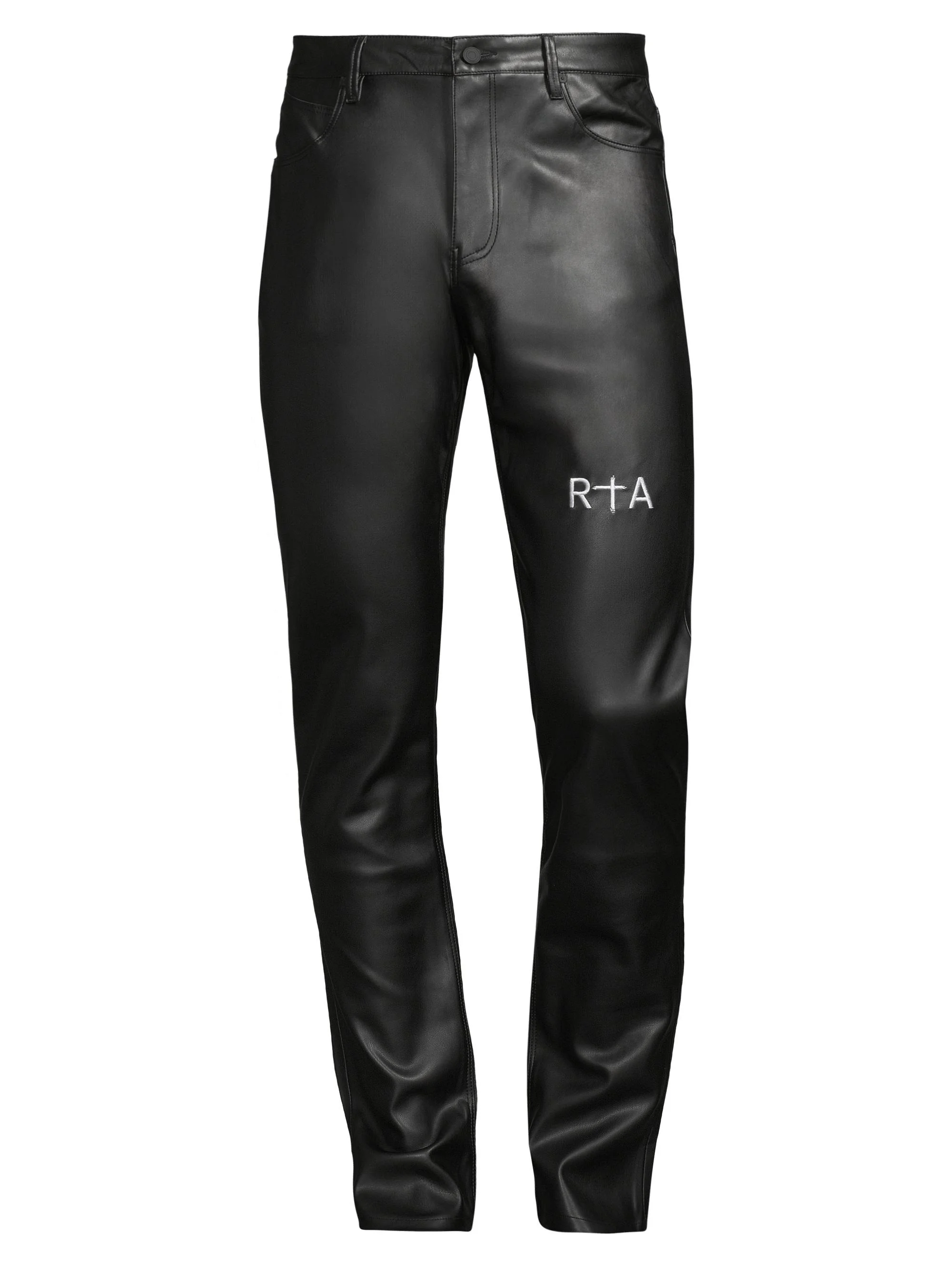 Men's Bryant Faux Leather Pants - Latin - 1