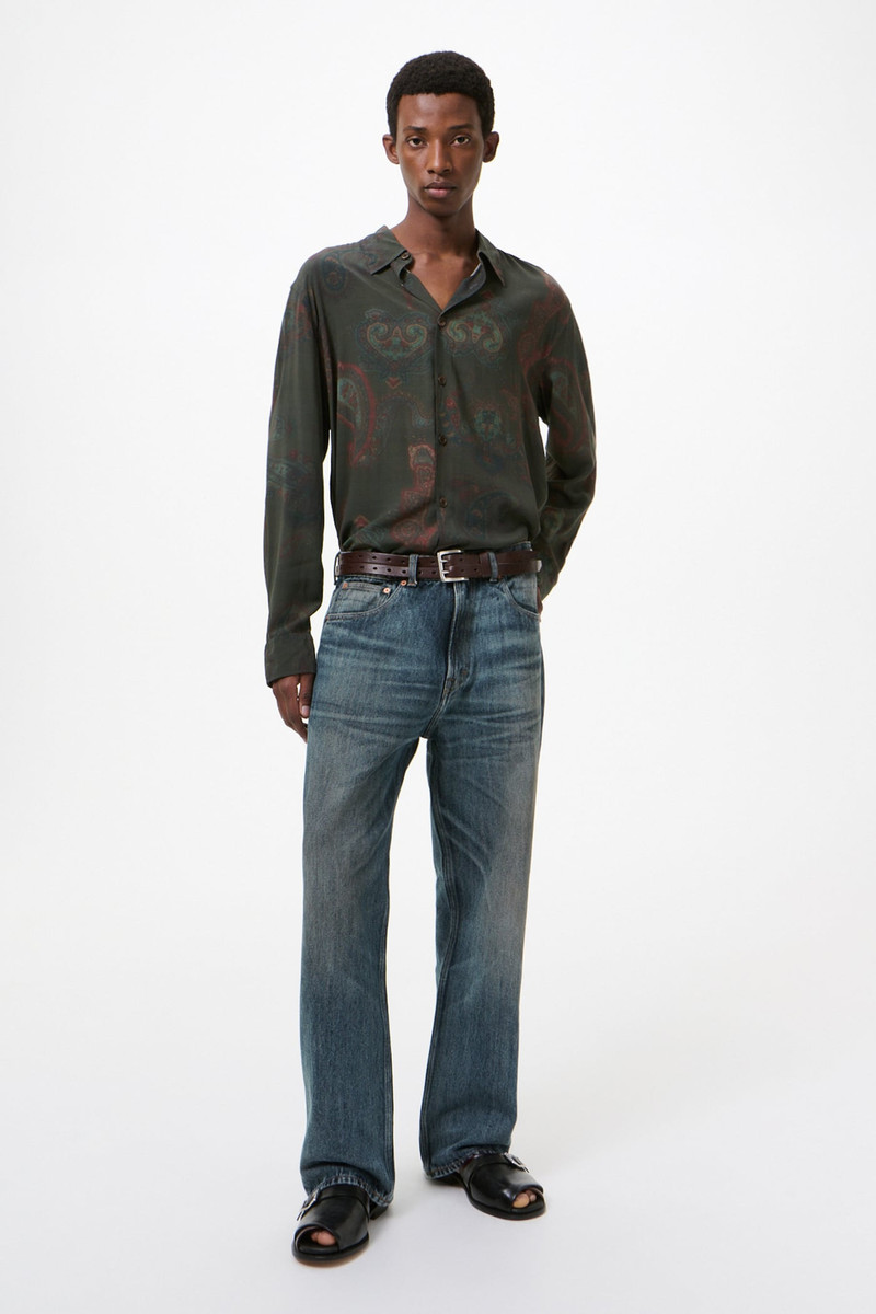 Our Legacy Third Cut Rocker Storm Wash Denim outlook