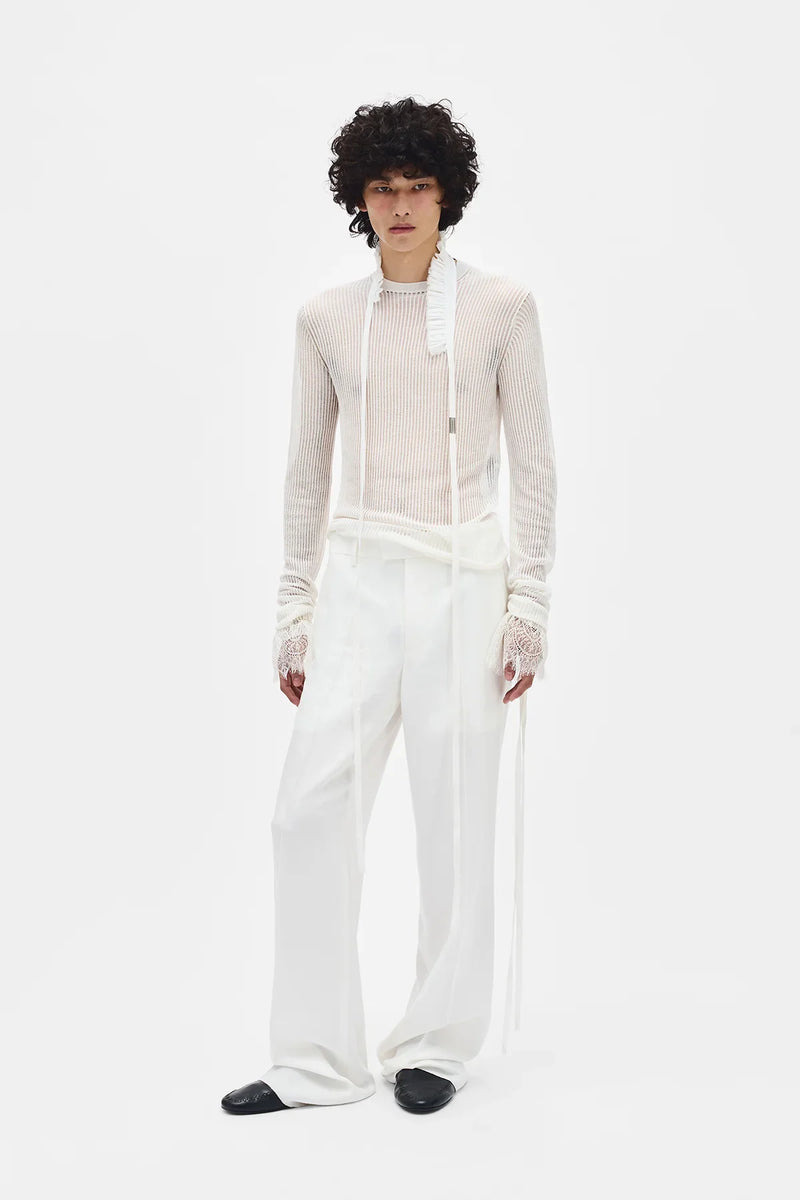 Augustin Collar With Raw Edge Ruffles - 2