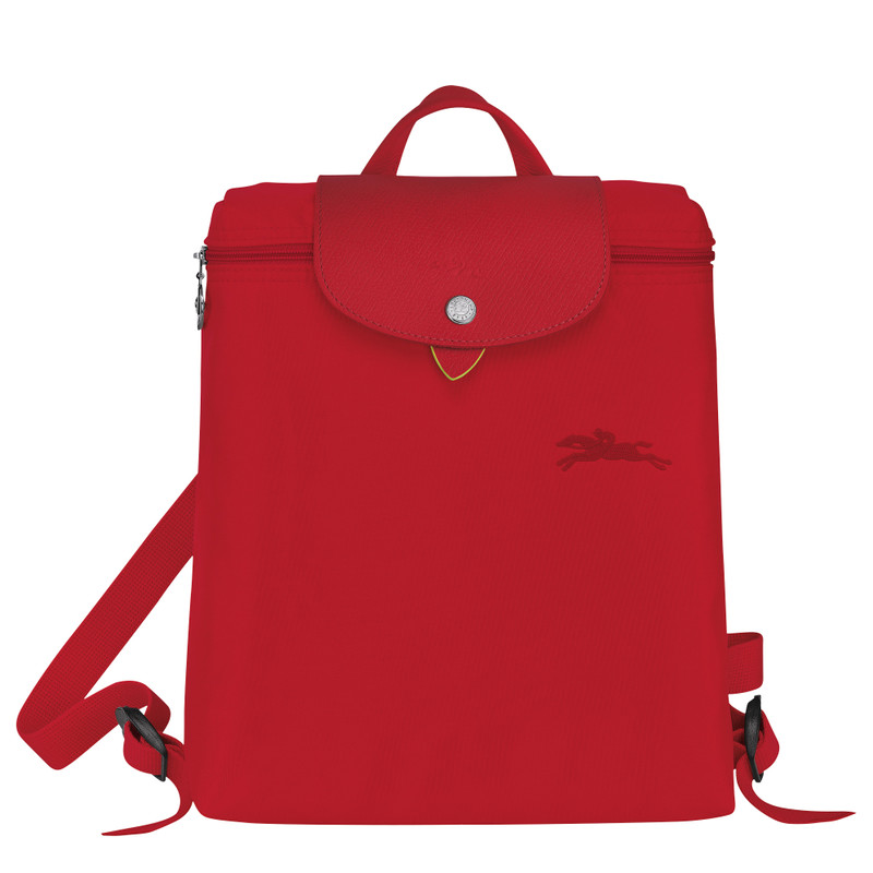 Le Pliage Green M Backpack Tomato - Recycled canvas 1