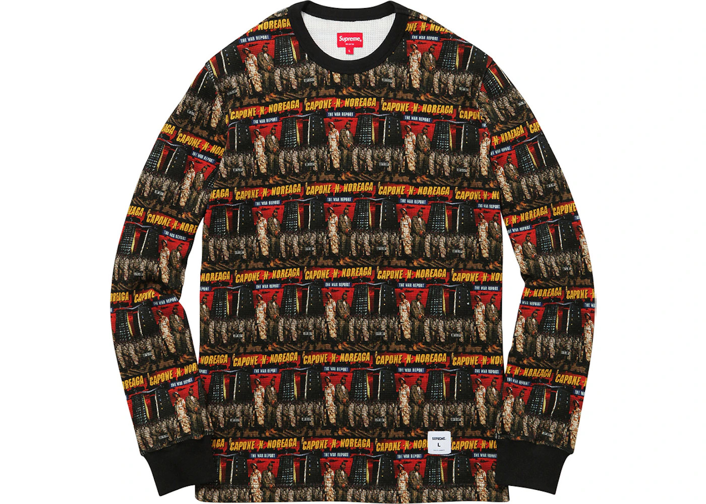 Supreme War Report Waffle Thermal Black - 1