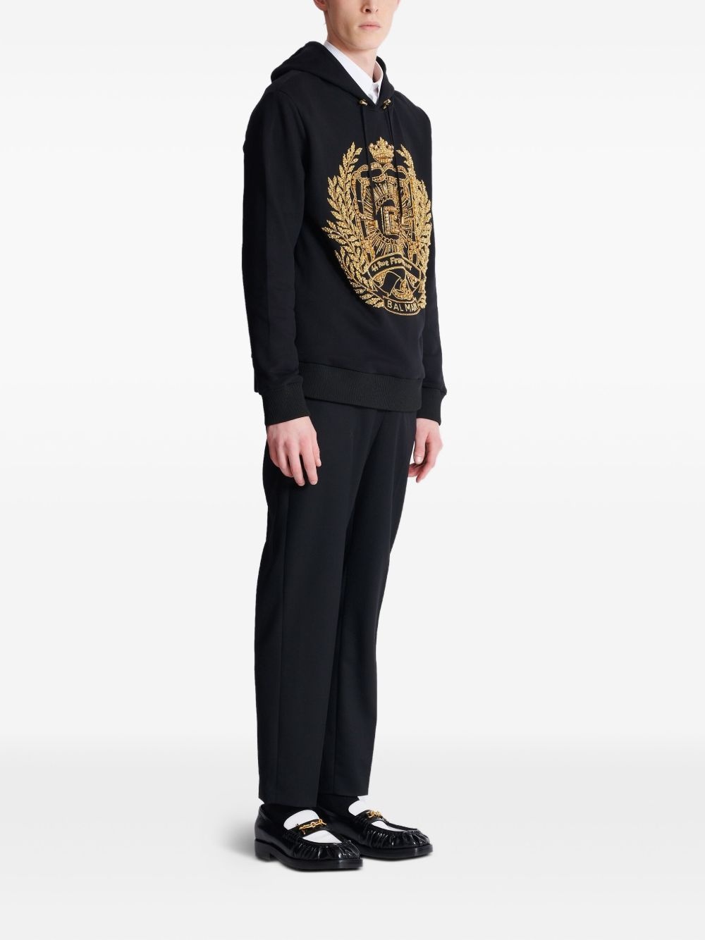 embroidered hoodie - 3