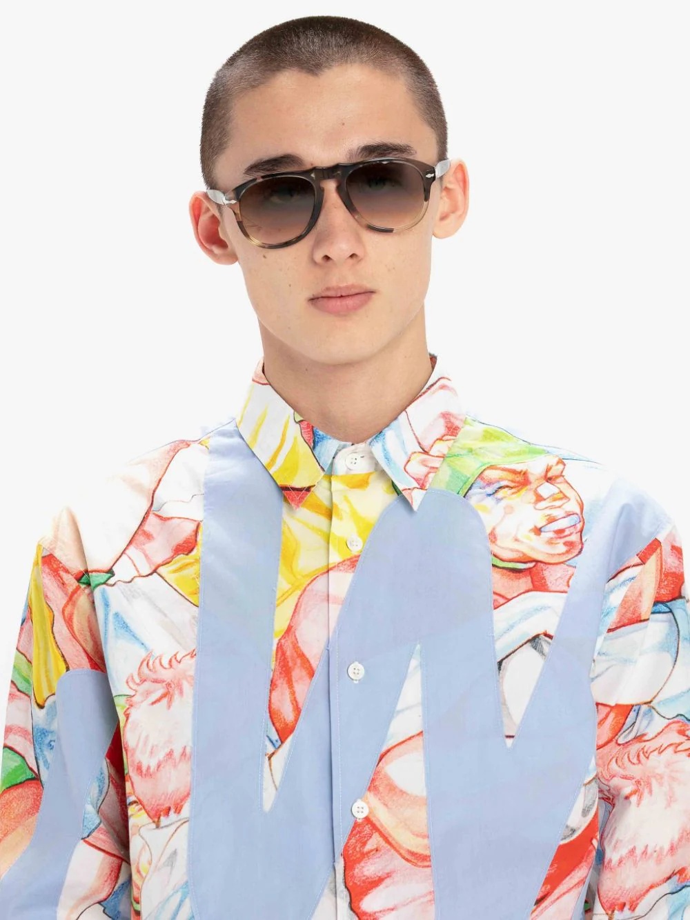 PRINTED JWA LOGO APPLIQUE SHIRT - 5