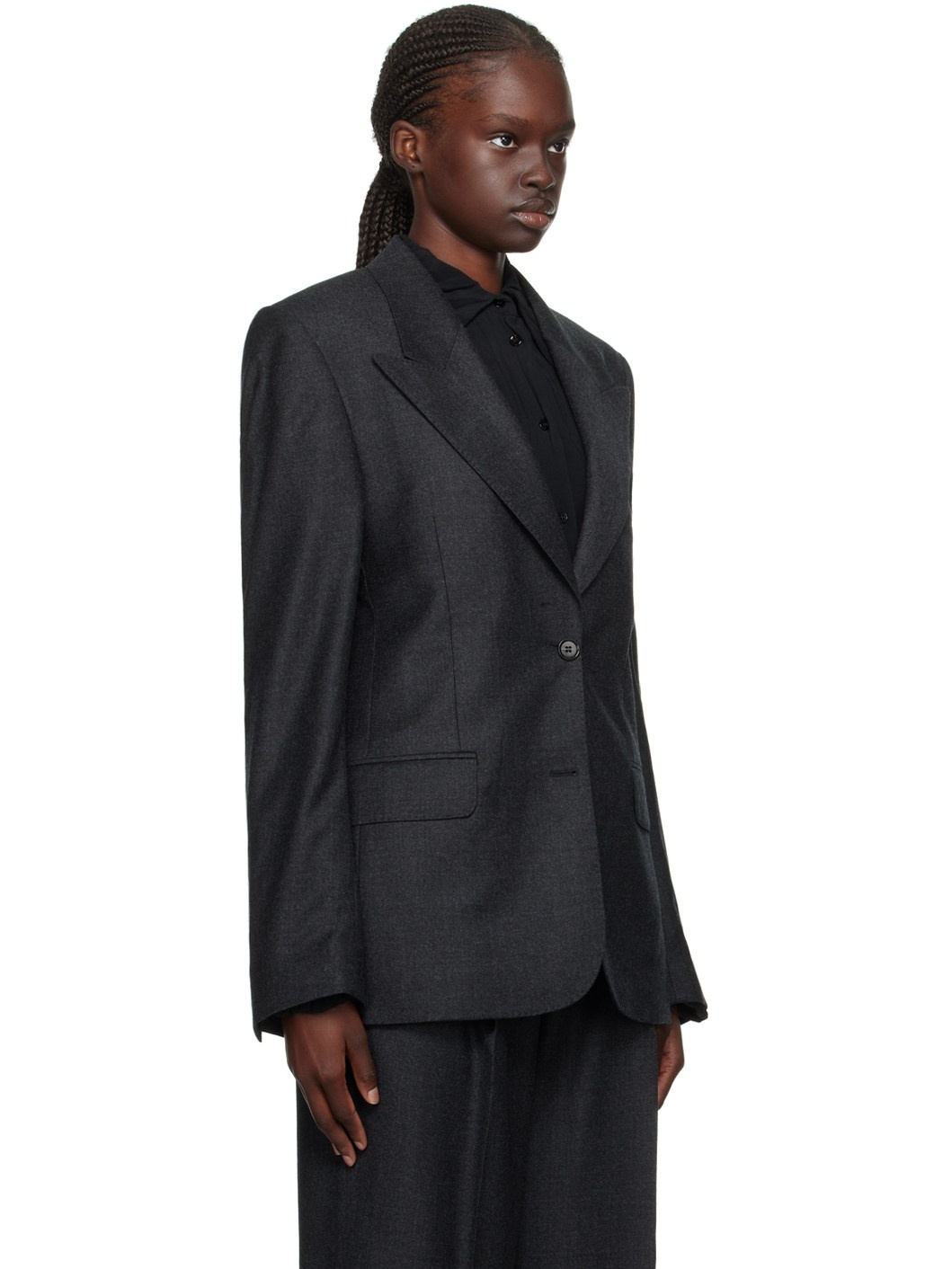 Gray Ecole Blazer - 2