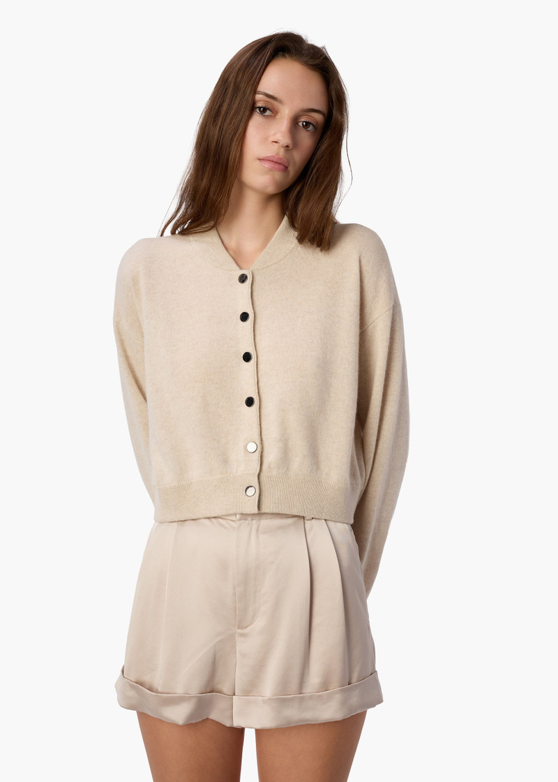 MARCELA CASHMERE CARDIGAN BONE 4